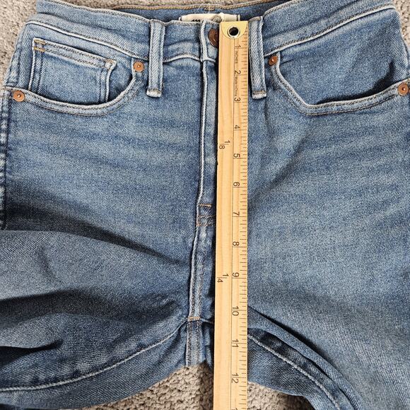 Madewell Jeans Womens 26 Blue Stovepipe Ditmas Wash Straight Stretch Normcore - Picture 11 of 16
